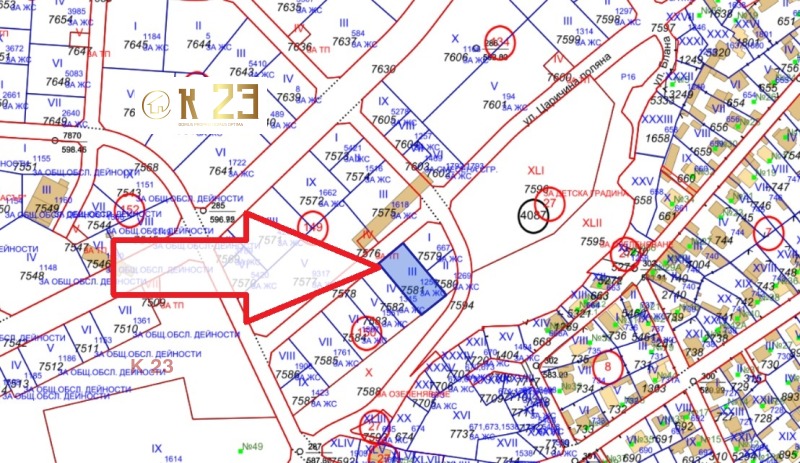 De vânzare  Complot Sofia , Gorubliane , 1094 mp | 87974596