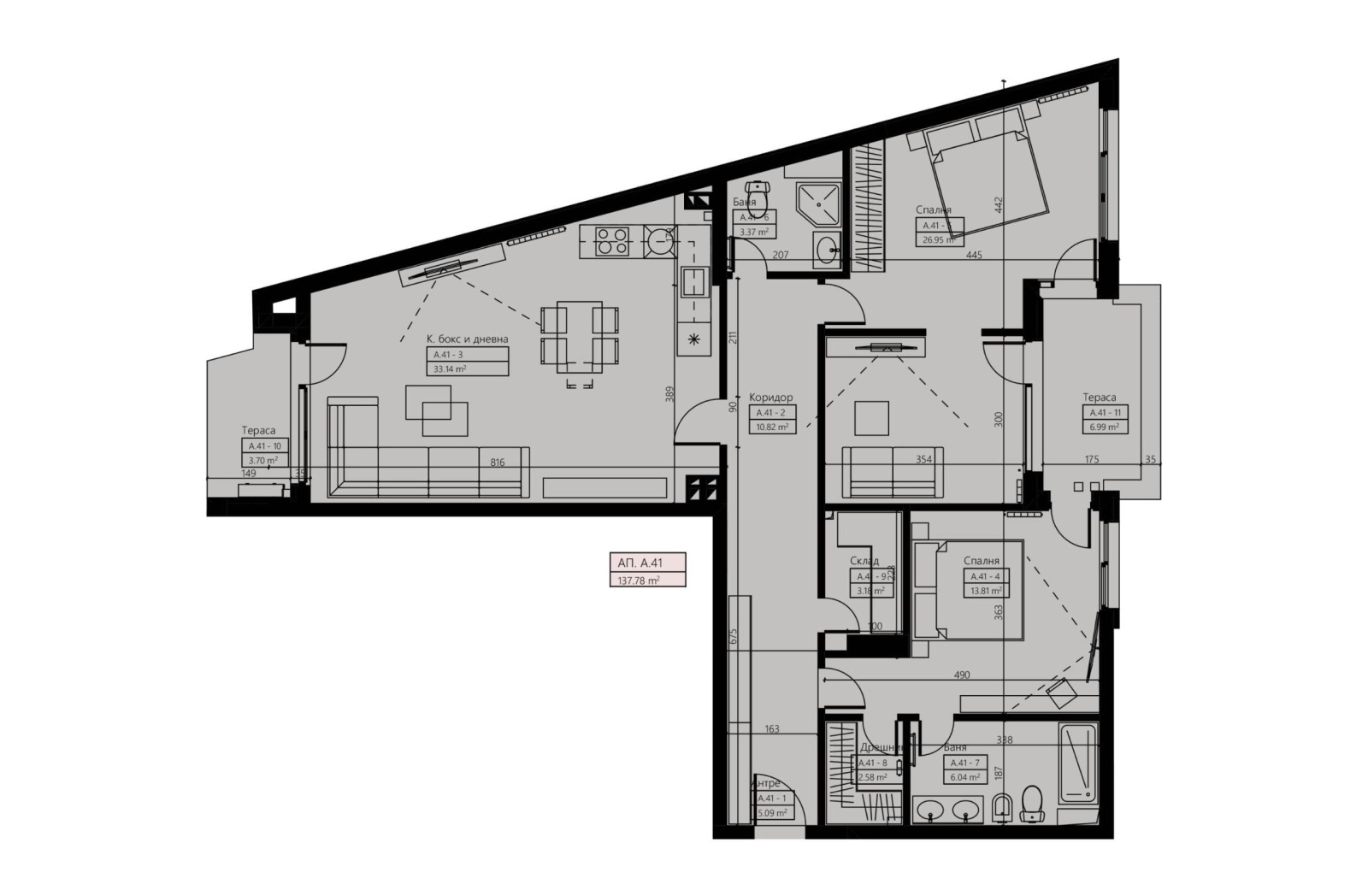 Продава 4-СТАЕН, гр. София, Малинова долина, снимка 9 - Апартаменти - 55747352