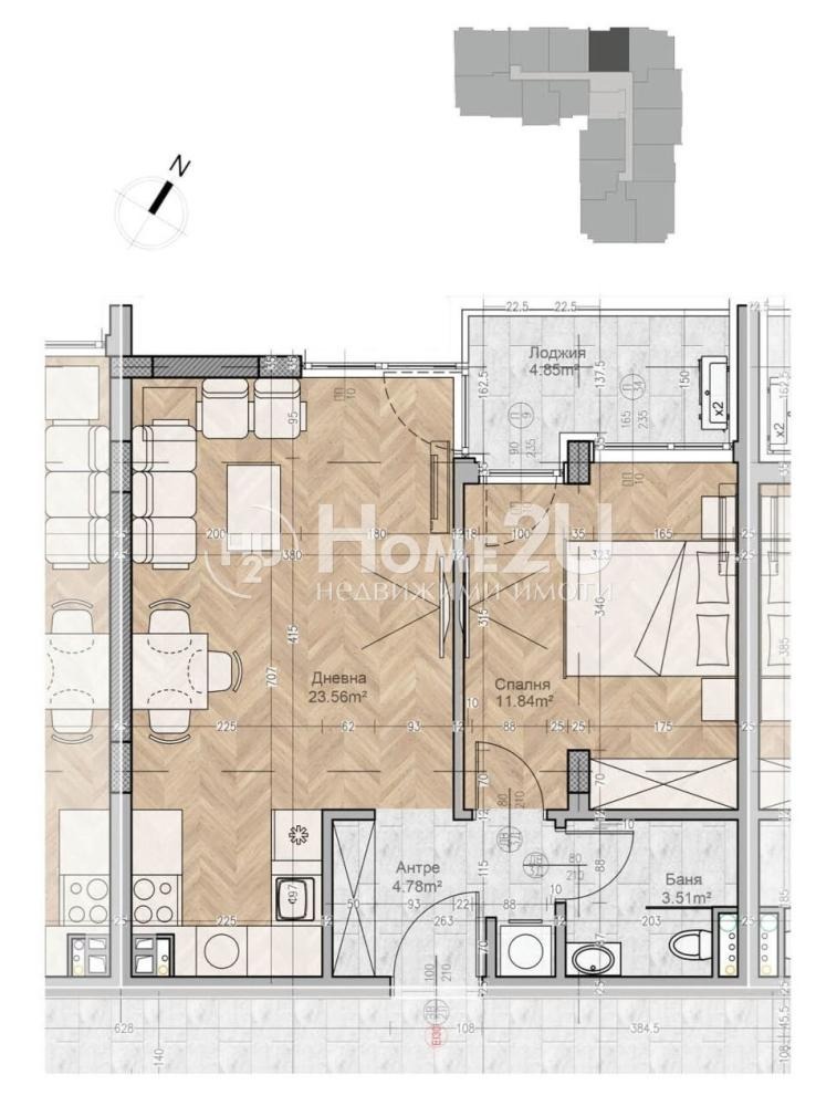 Продава 2-СТАЕН, гр. София, Люлин 4, снимка 5 - Апартаменти - 55314020