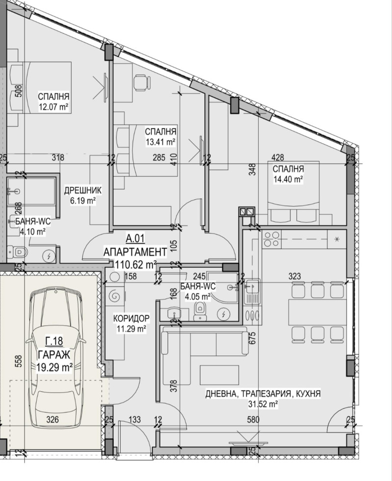 En venta  3 dormitorios Stara Zagora , Kazanski - iztok , 258 metros cuadrados | 34604345 - imagen [3]