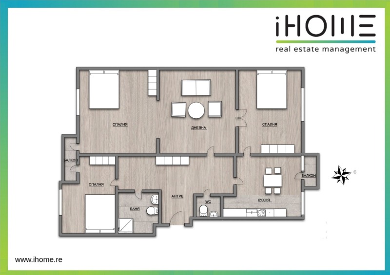 Te koop  3 slaapkamers Sofia , Tsentar , 135 m² | 52021984 - afbeelding [9]