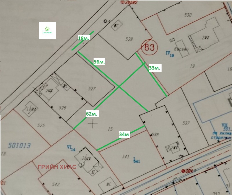 Продава ПАРЦЕЛ в област Перник, с. Драгичево - 2380 кв.м / 69 900 € » 136 712.52 лв., ГРИЙН ХИЛС