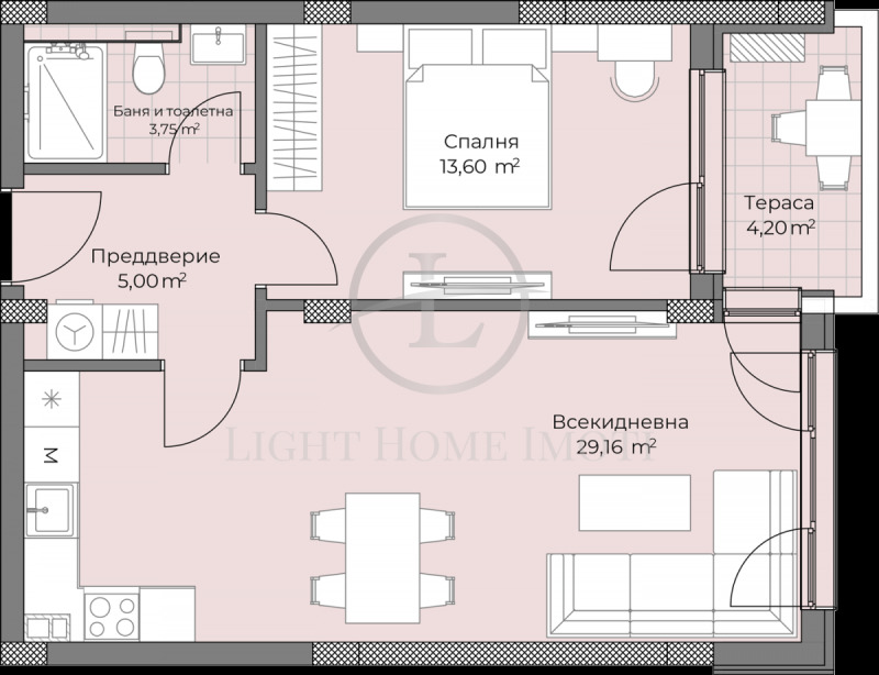 In vendita  1 camera da letto Plovdiv , Ostromila , 74 mq | 90839661 - Immagine [5]