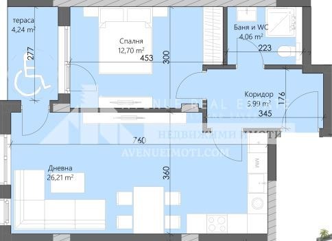 Myytävänä  1 makuuhuone Plovdiv , Karšijaka , 74 neliömetriä | 98902951 - kuva [2]