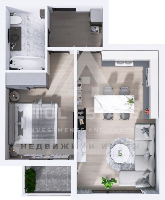 Продава 2-СТАЕН, гр. Пловдив, Южен, снимка 2 - Апартаменти - 53446232