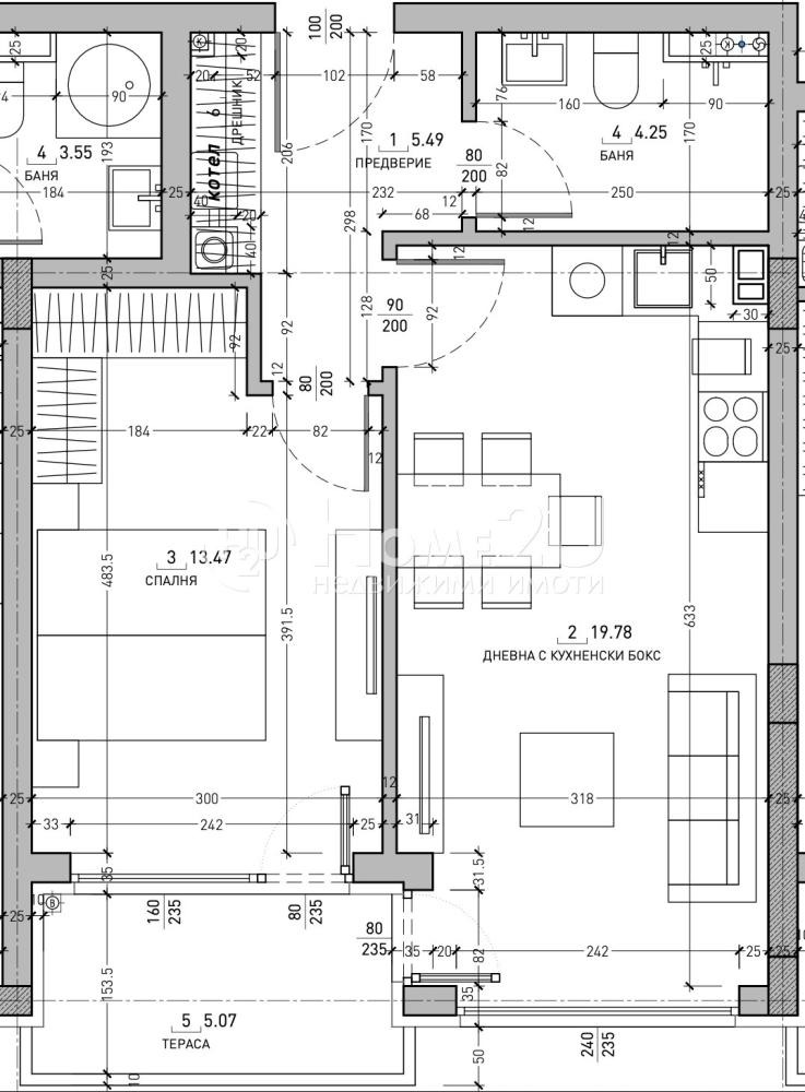 Продава 2-СТАЕН, гр. София, Малинова долина, снимка 4 - Апартаменти - 55535667