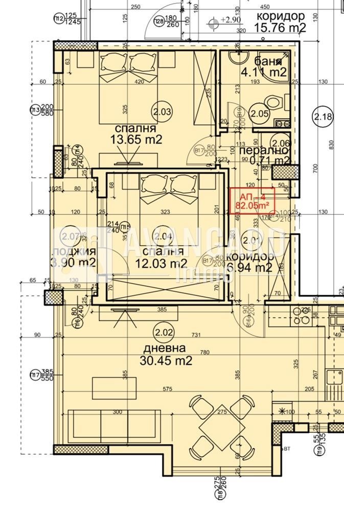 Προς πώληση  2 υπνοδωμάτια Βαρνα , Βρηζ , 97 τ.μ | 69754880 - εικόνα [8]