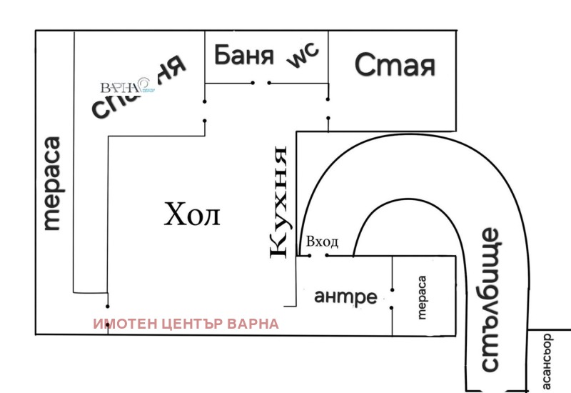 Продава 3-СТАЕН, гр. Варна, Базар Левски, снимка 15 - Апартаменти - 53408228