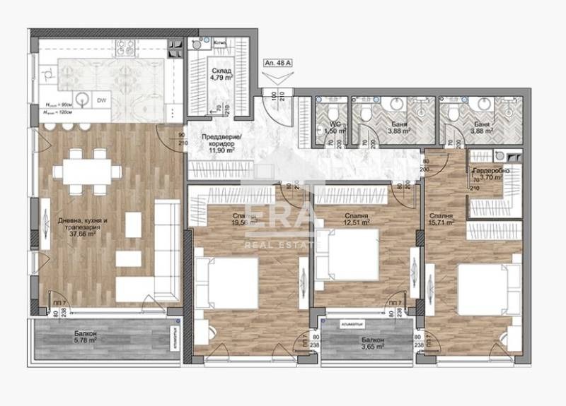 Продава 4-СТАЕН, гр. София, Младост 4, снимка 2 - Апартаменти - 53450270