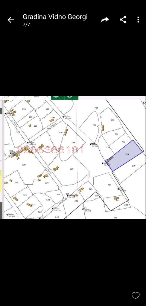 Продава ПАРЦЕЛ, с. Видно, област Добрич, снимка 3 - Парцели - 55798327