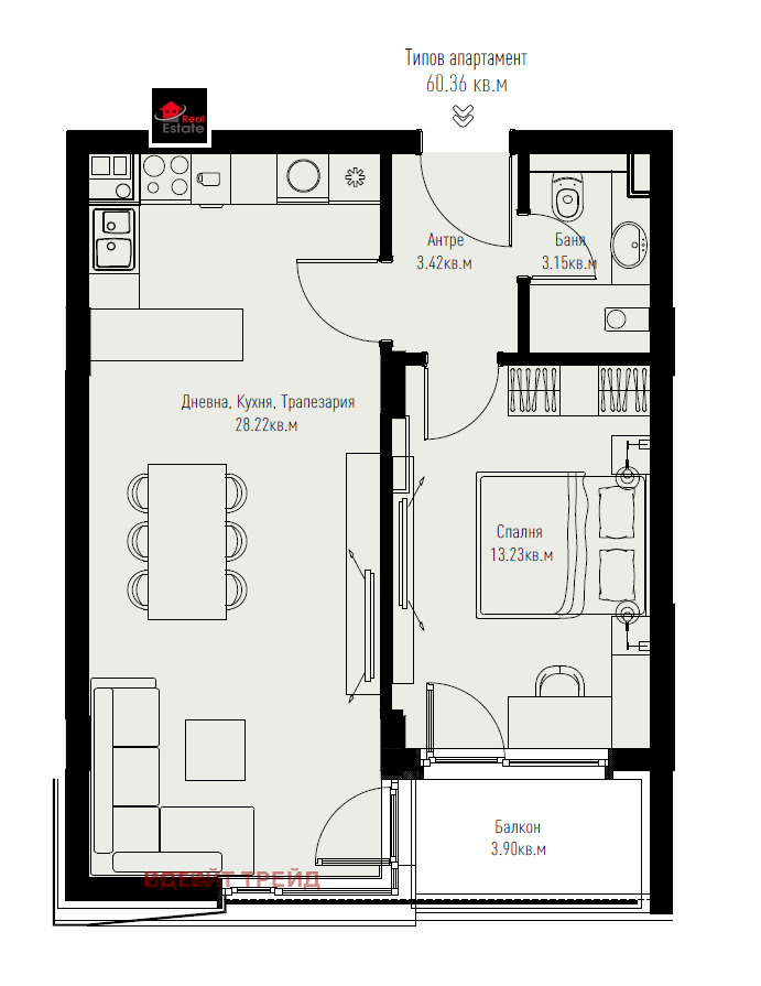 Продава 2-СТАЕН, гр. София, Манастирски ливади, снимка 2 - Апартаменти - 52857117