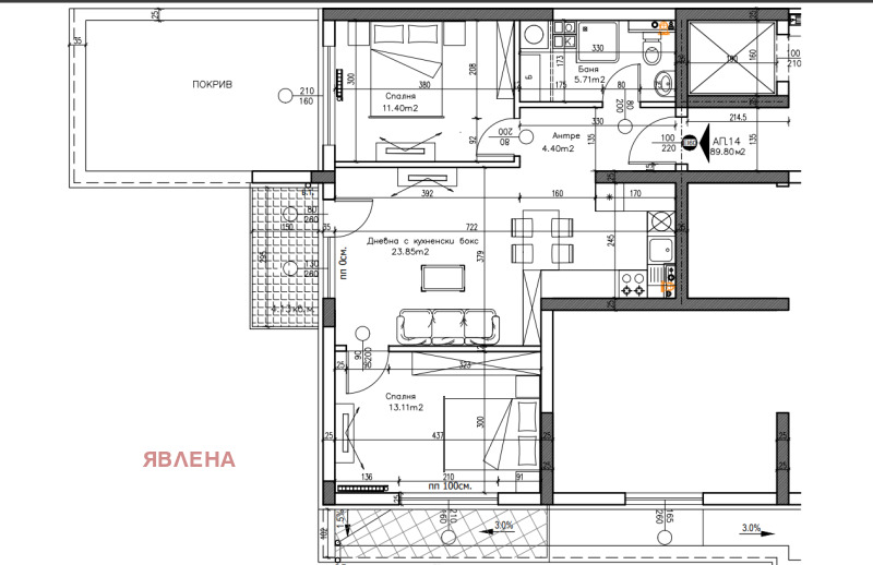 Продава 3-СТАЕН, гр. София, Хаджи Димитър, снимка 15 - Апартаменти - 53071538