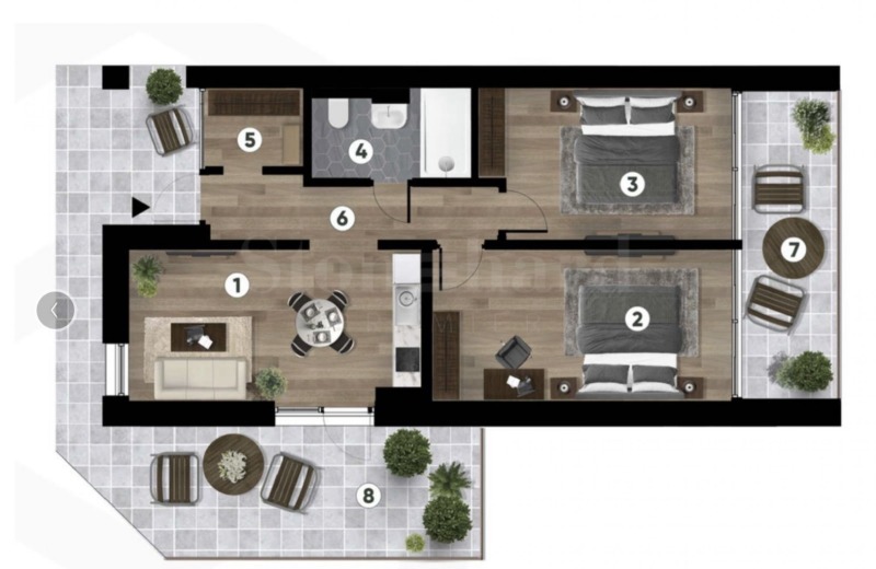 Продава ЕТАЖ ОТ КЪЩА, гр. Варна, м-т Ален мак, снимка 4 - Етаж от къща - 53112943