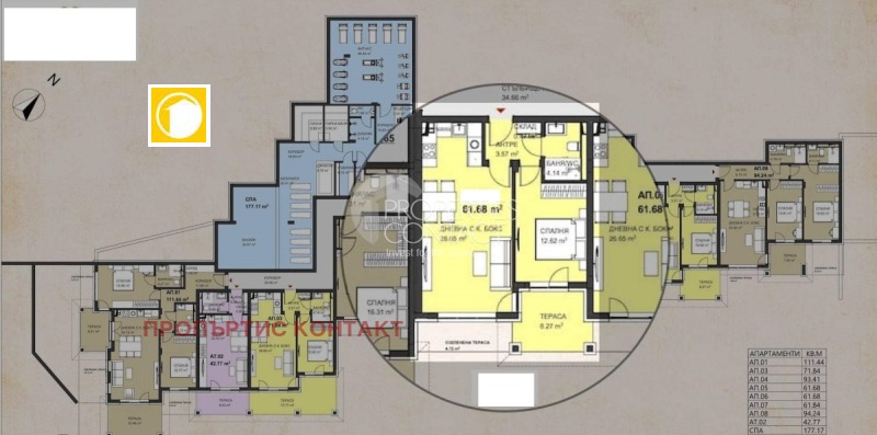 Na prodej  1 ložnice oblast Burgas , Sveti Vlas , 74 m2 | 28953679 - obraz [3]