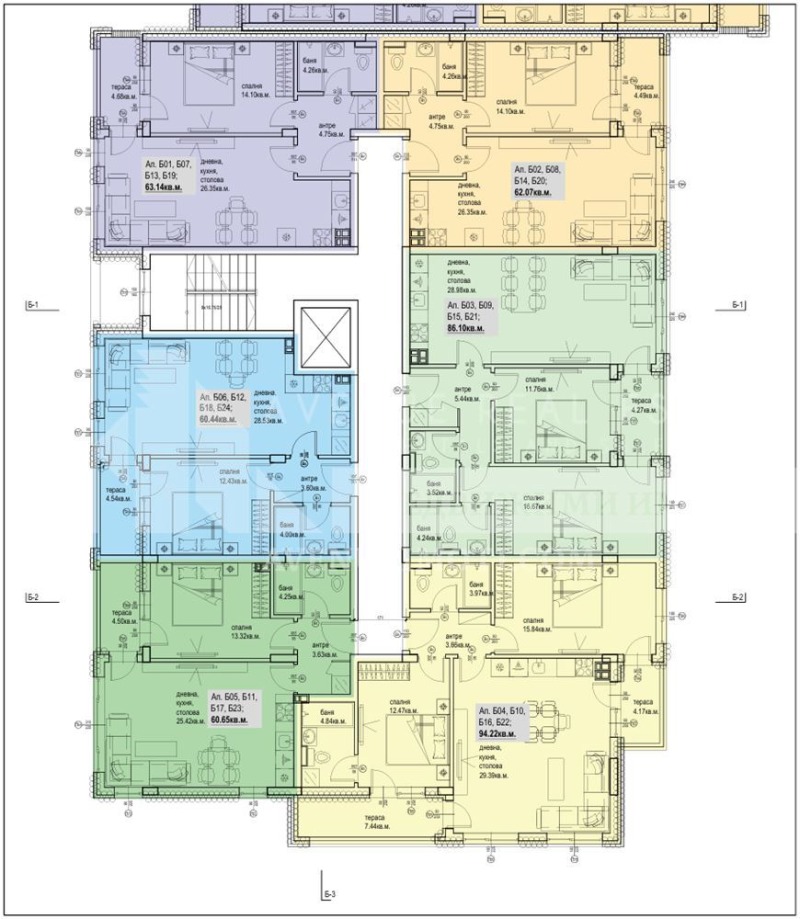 Satılık  1 yatak odası Plovdiv , Karşiyaka , 73 metrekare | 60101531 - görüntü [11]