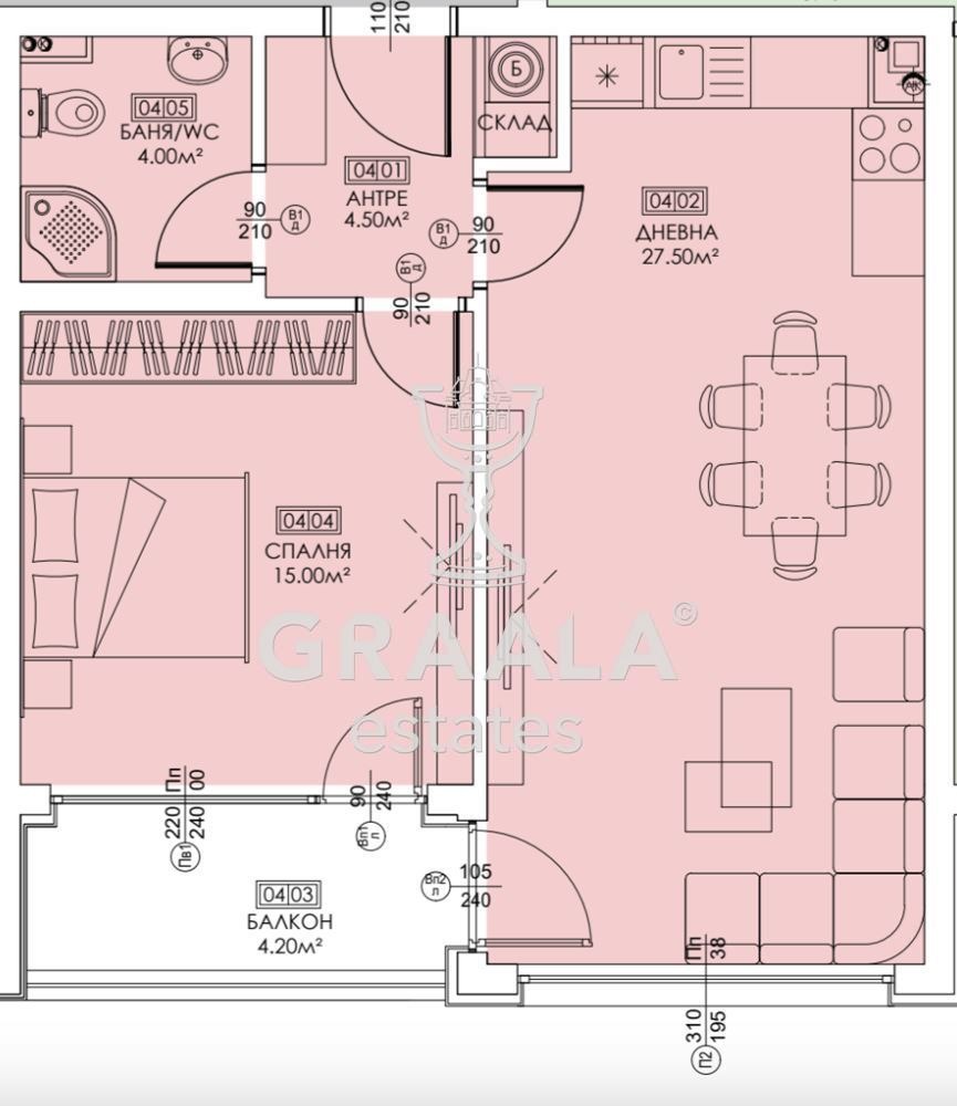 Продава 2-СТАЕН, гр. София, Кръстова вада, снимка 7 - Апартаменти - 56163264