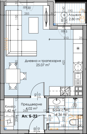 Продажба на едностайни апартаменти в град Пловдив — страница 10 - изображение 5 