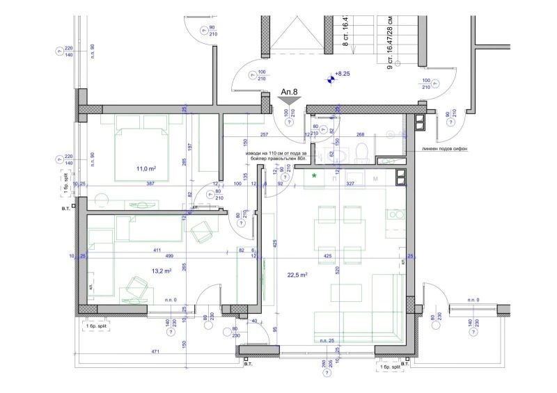 Na sprzedaż  2 sypialnie Burgas , Wazrażdane , 88 mkw | 45414817 - obraz [8]