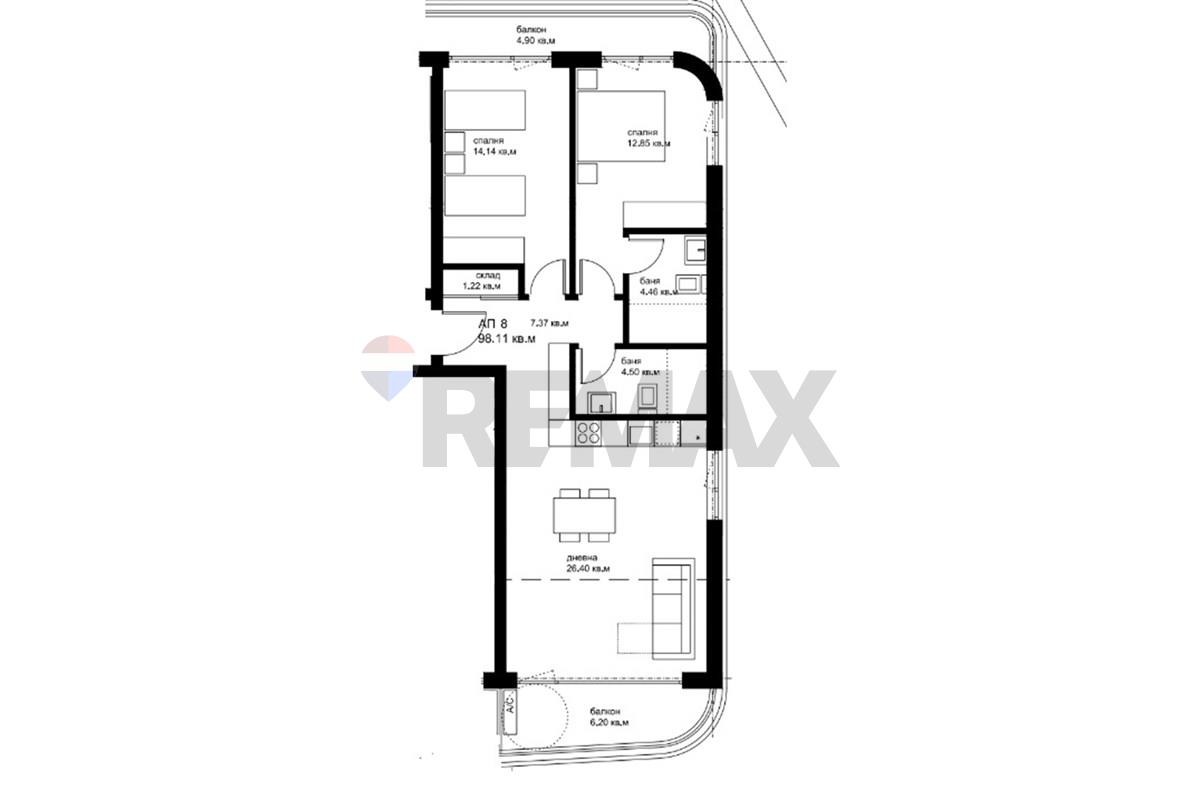 Продава 3-СТАЕН, гр. Варна, Трошево, снимка 3 - Апартаменти - 54913026