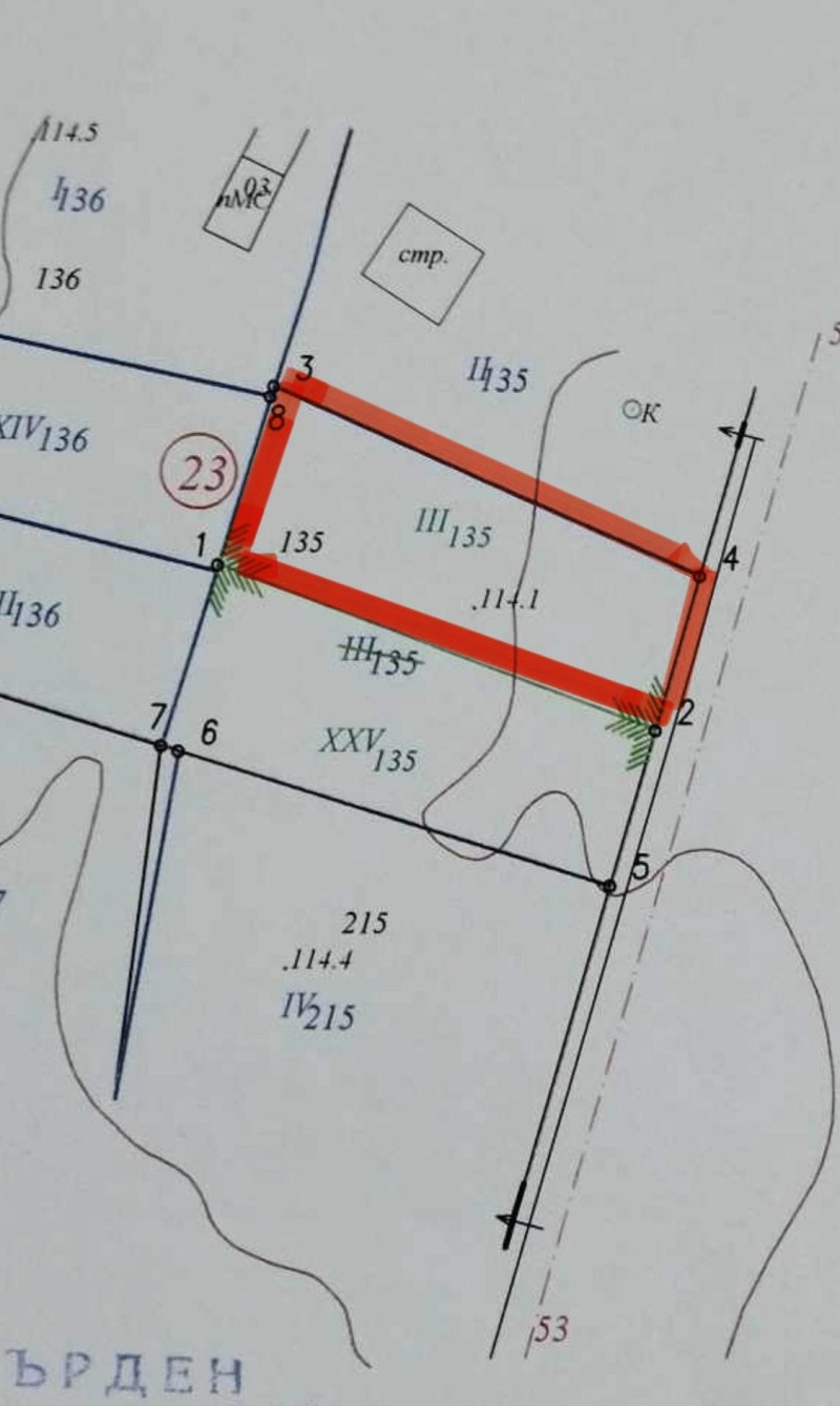 À venda  Trama região Stara Zagora , Topoliane , 613 m² | 78637398