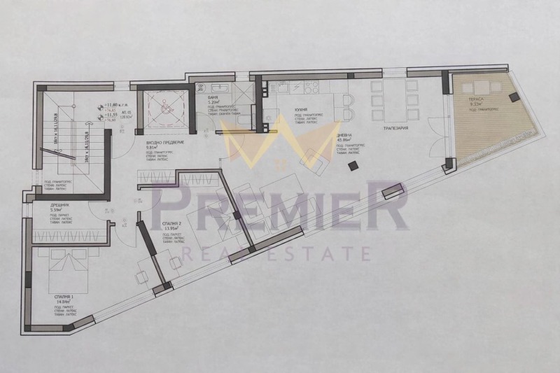 Продава 3-СТАЕН, гр. Варна, к.к. Чайка, снимка 11 - Апартаменти - 53510136