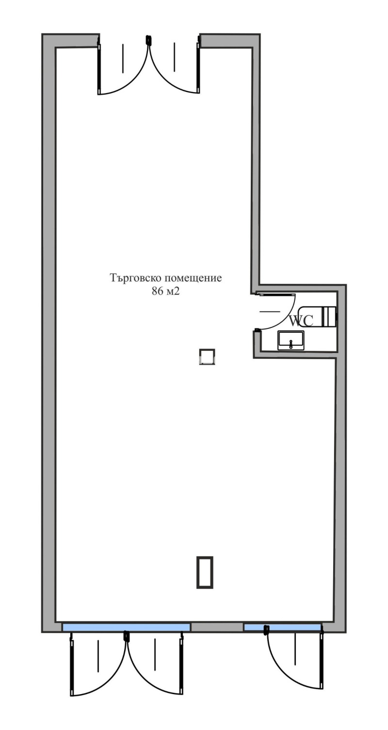 Продава  Магазин град Пловдив , Въстанически , 98 кв.м | 15142034 - изображение [2]