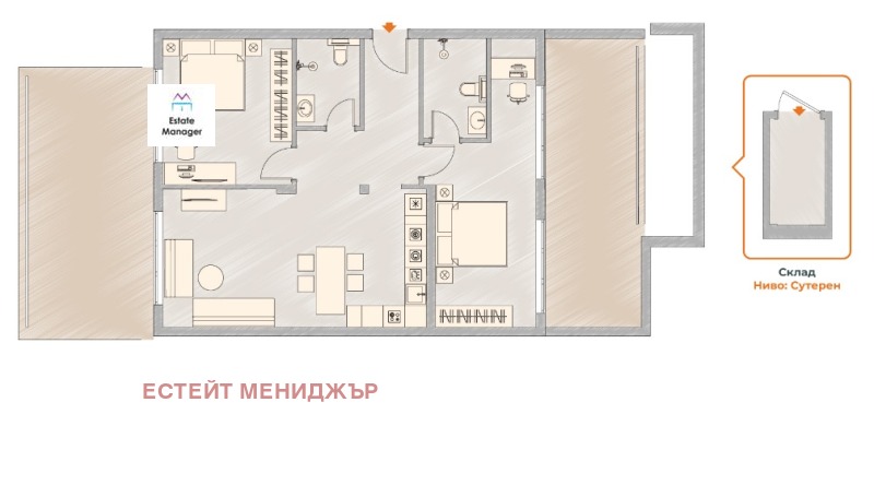 Продава  3-стаен град София , Малинова долина , 171 кв.м | 84013497 - изображение [7]