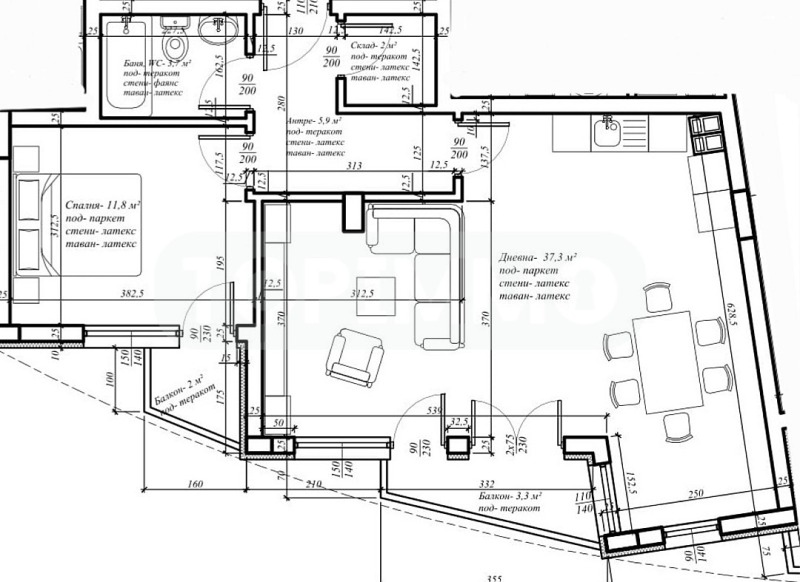 На продаж  2 спальні Варна , Операта , 88 кв.м | 63988014 - зображення [2]