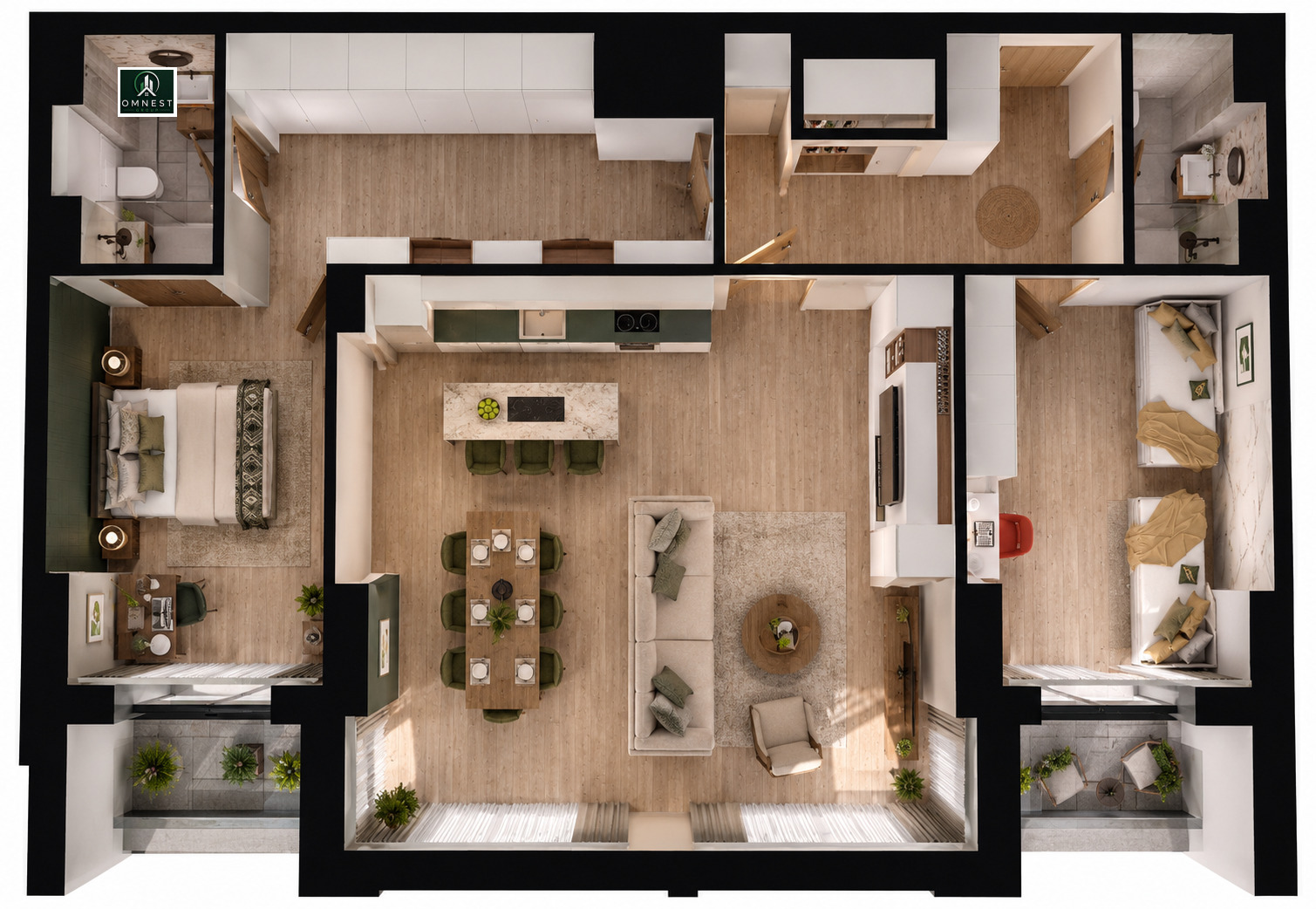 Продава 3-СТАЕН, гр. София, Дружба 2, снимка 2 - Апартаменти - 55049268