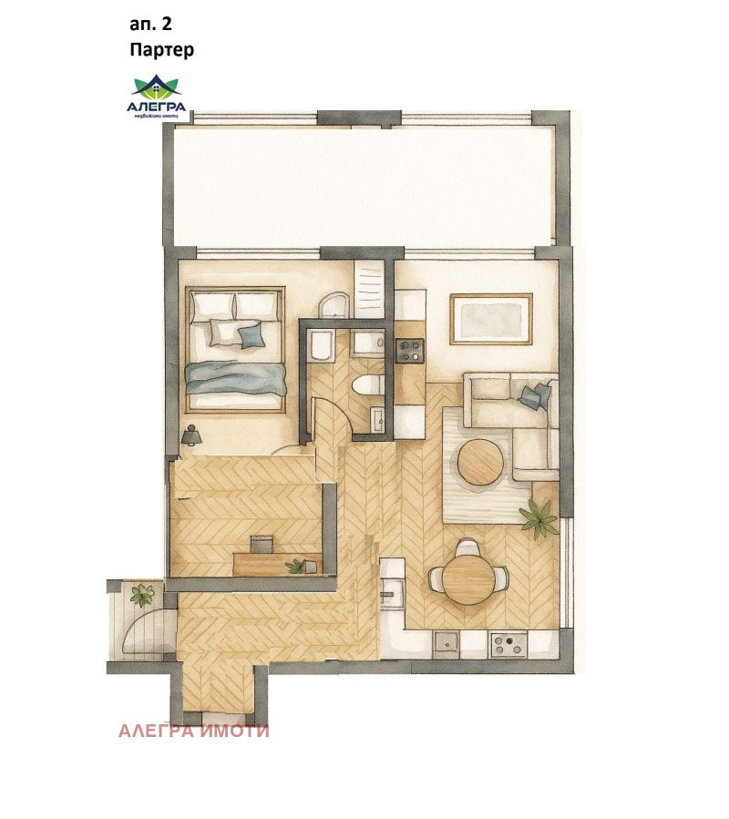 Продава  2-стаен, област Пазарджик, гр. Велинград • 87 600 € • ID 46514699 — holmes.bg - [1] 