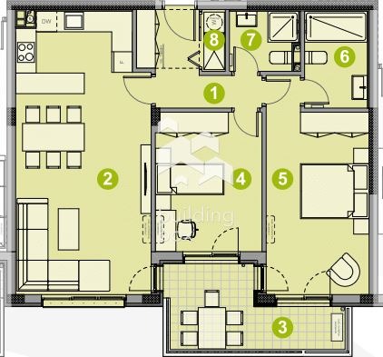 На продаж  2 спальні Пловдив , Тракия , 110 кв.м | 45120127 - зображення [8]