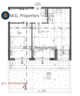 1 slaapkamer m-t Dolna Traka, Varna 5