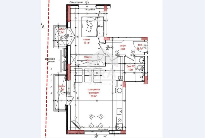 Zu verkaufen  1 Schlafzimmer Warna , Asparuhowo , 79 qm | 57326639 - Bild [5]