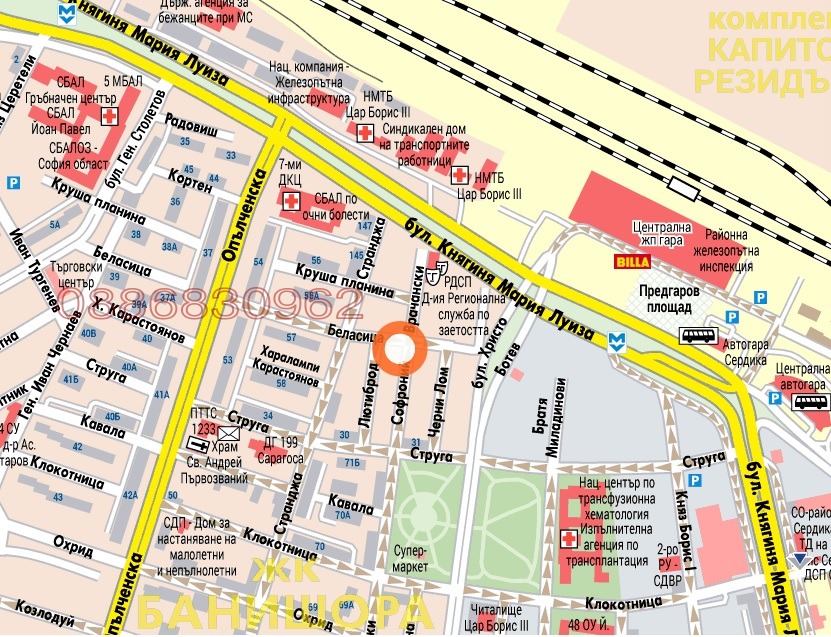 Дава под наем ГАРАЖ, ПАРКОМЯСТО, гр. София, Банишора, снимка 3 - Гаражи и паркоместа - 53649384