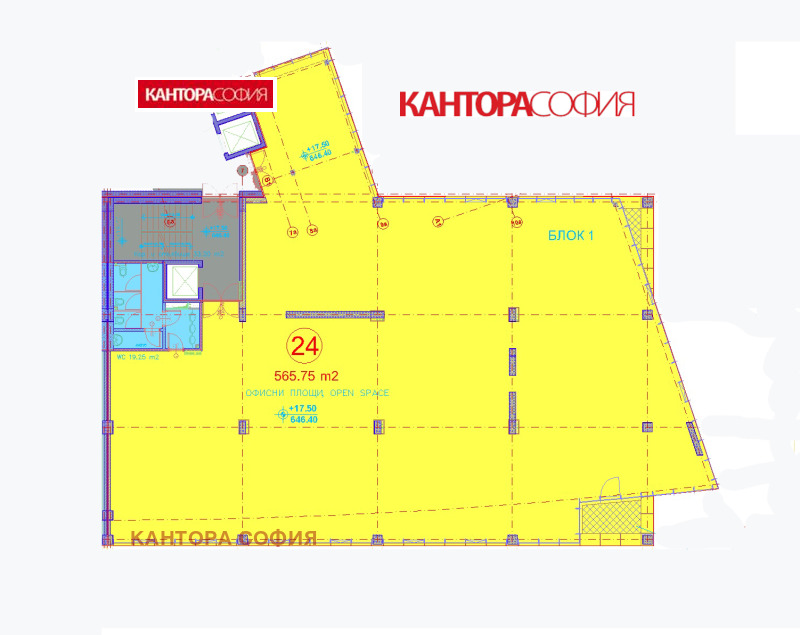 Дава под наем ОФИС, гр. София, Манастирски ливади, снимка 2 - Офиси - 48062152