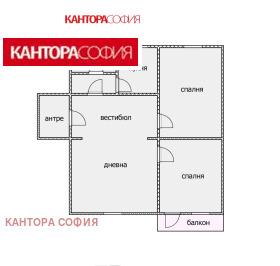 3-стаен град София, Център 8