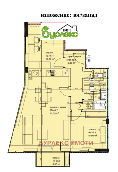 Дава под наем 3-СТАЕН, гр. Варна, Кайсиева градина, снимка 14 - Апартаменти - 52396325