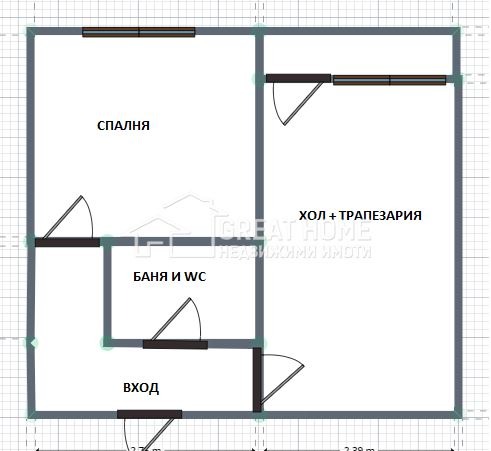 Vuokrattavana  1 makuuhuone Targovište , Zapad 2 , 48 neliömetriä | 49929957 - kuva [8]