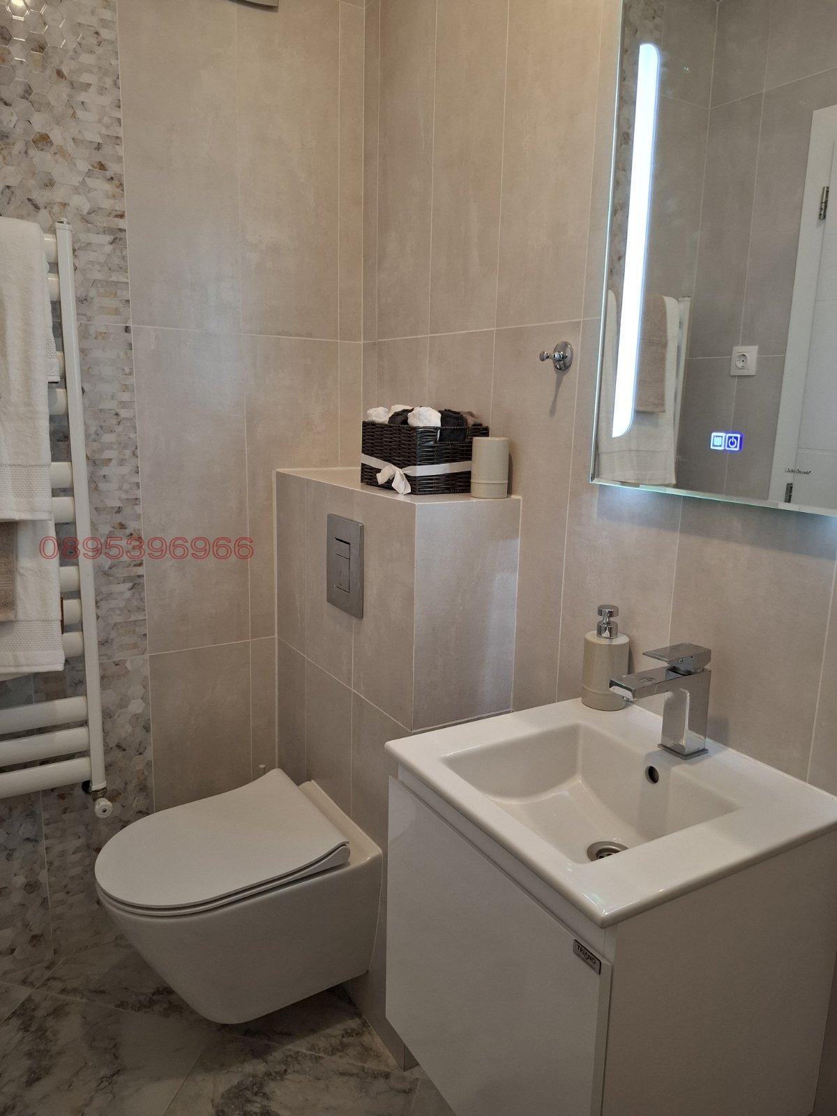 Дава под наем 2-СТАЕН, гр. София, Кръстова вада, снимка 9 - Апартаменти - 56221414