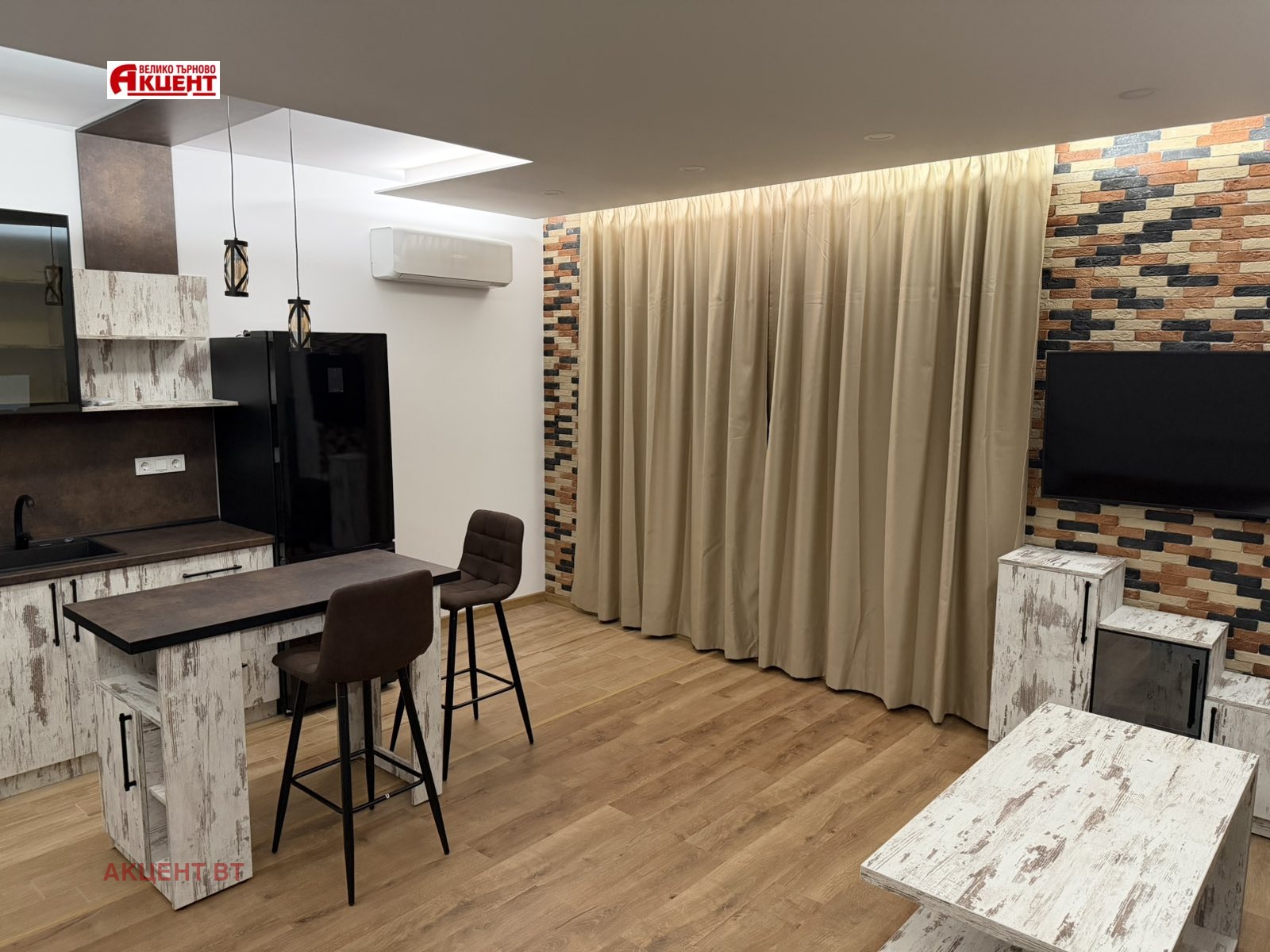 Дава под наем 1-СТАЕН, гр. Велико Търново, Бузлуджа, снимка 3 - Апартаменти - 53885890