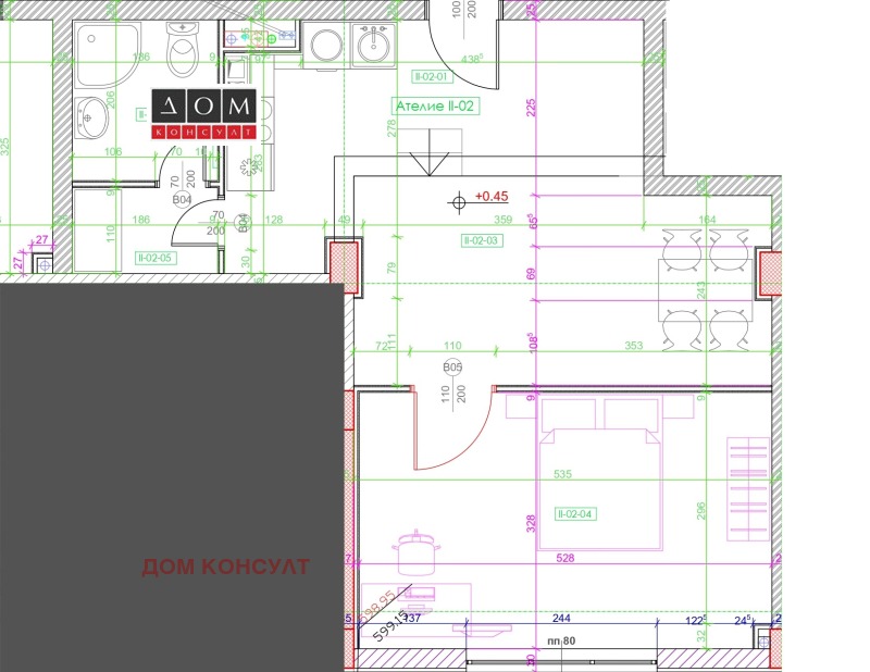 För uthyrning  1 sovrum Sofia , Studentski grad , 56 kvm | 72435101 - bild [5]