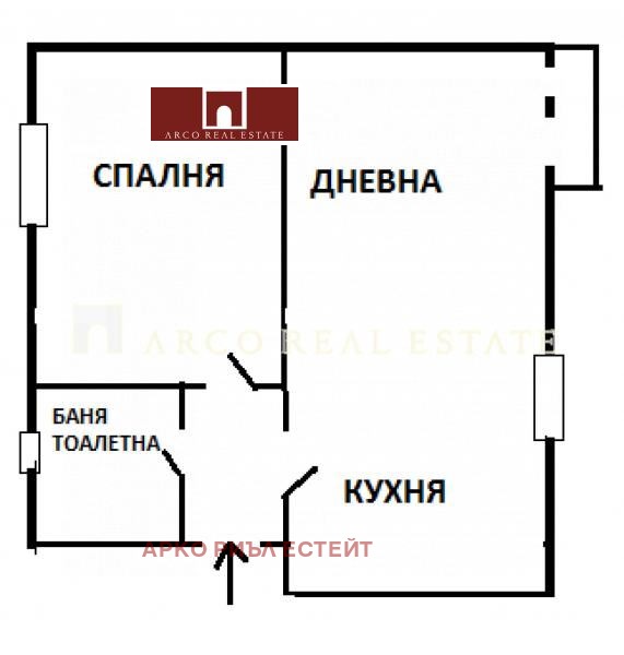 För uthyrning  1 sovrum Sofia , Triagalnika , 52 kvm | 82386604 - bild [16]