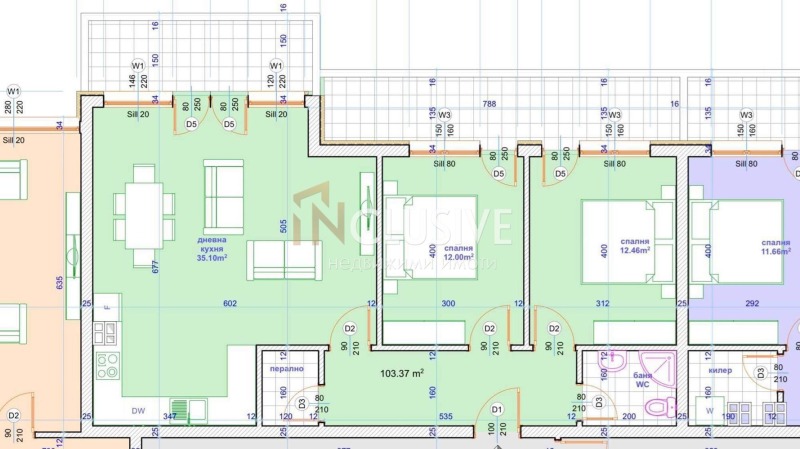 В оренду  2 спальні Варна , Галата , 120 кв.м | 34516349 - зображення [16]