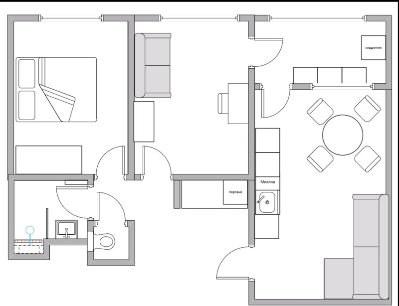 Дава под наем 3-СТАЕН, гр. София, Зона Б-19, снимка 8 - Апартаменти - 53146845