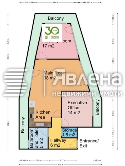 Дава под наем ОФИС, гр. Варна, ВИНС-Червен площад, снимка 6 - Офиси - 48951871