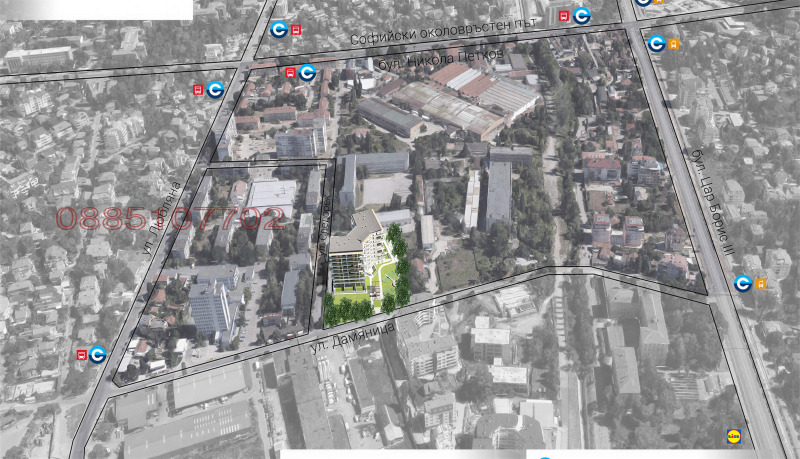 Дава под наем ГАРАЖ, ПАРКОМЯСТО, гр. София, Карпузица, снимка 2 - Гаражи и паркоместа - 53082988