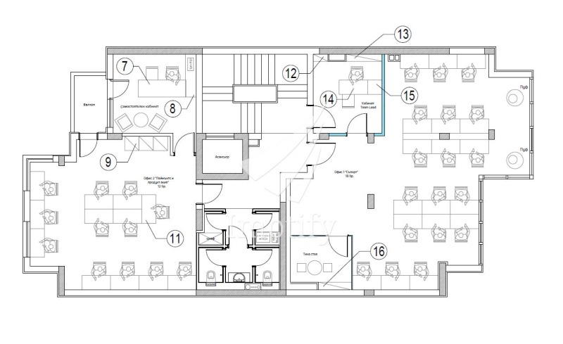 Издаје се  Канцеларија Софија , Центар , 177 м2 | 27170417 - слика [3]