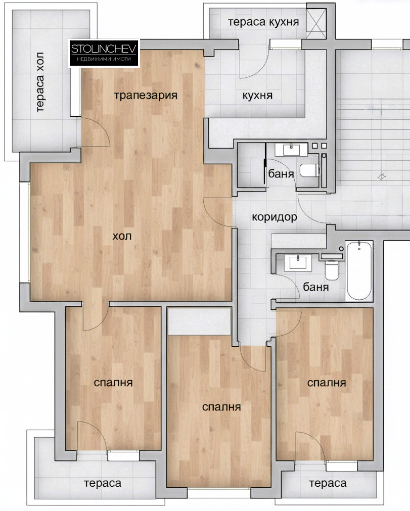 Дава под наем 3-СТАЕН, гр. София, Гео Милев, снимка 14 - Апартаменти - 53969329