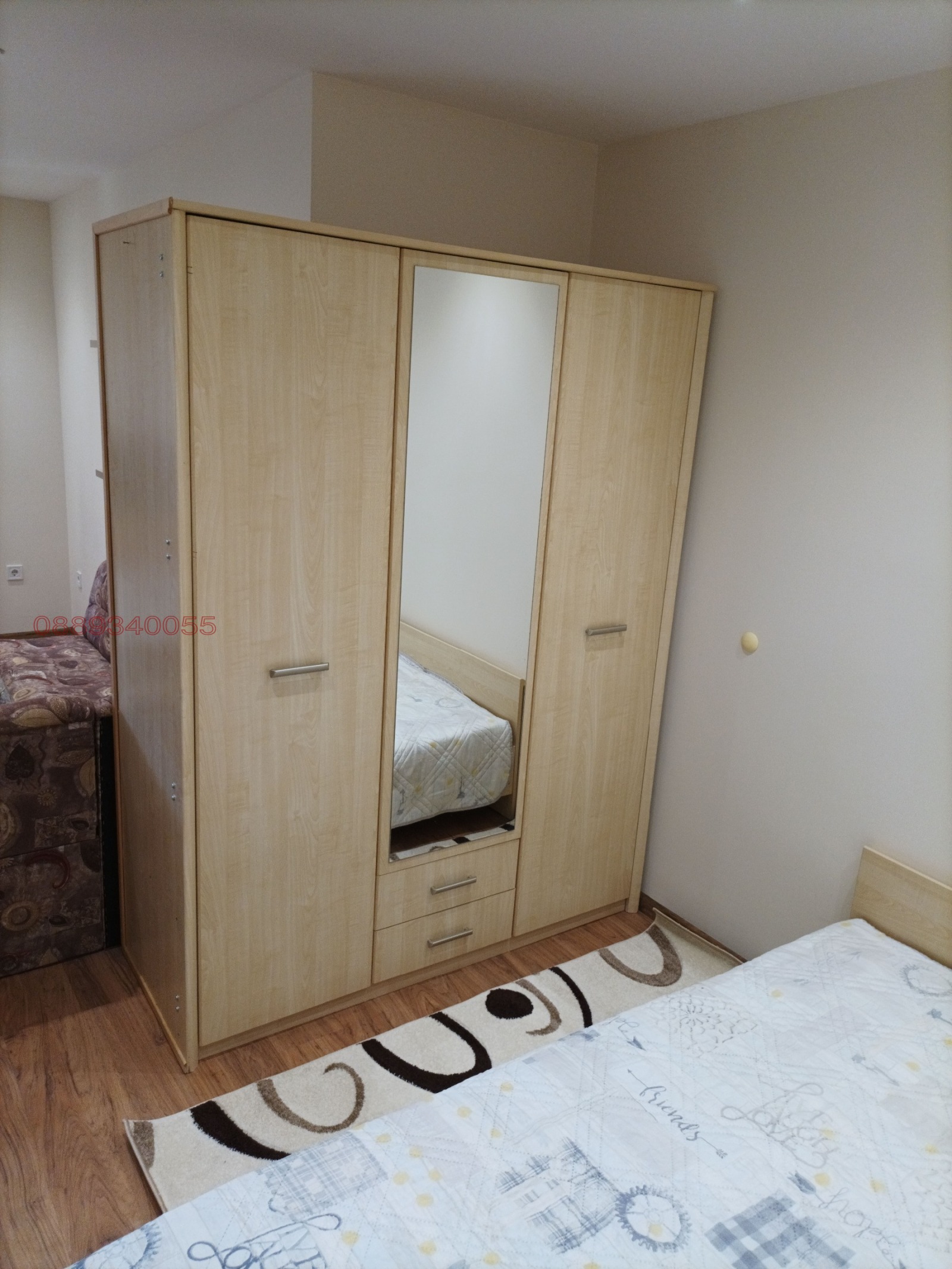 Дава под наем 1-СТАЕН, гр. Бургас, Възраждане, снимка 4 - Апартаменти - 54176942