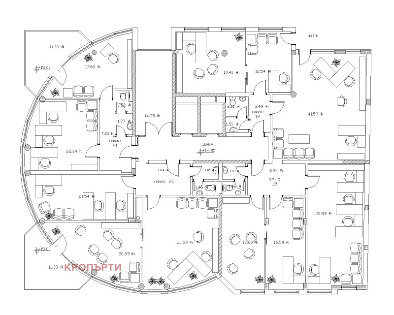В аренду  Офис София , Център , 105 кв.м | 53949135 - изображение [7]